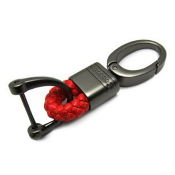 Key Chain Car Keyring Ring Keychain Keyfob Leather Metal Men Creative Gift